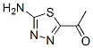 Ethanone, 1-(5-amino-1,3,4-thiadiazol-2-yl)- (9CI) Struktur