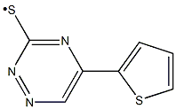 5-(2-thienyl)-as-triazine-3-thio                                                                                                                                                                                                                                                                                                                                                                                                                                                                                     Struktur