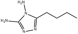 4H-1,2,4-Triazole-3,4-diaMine, 5-butyl- Struktur