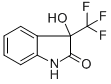 3-hydroxy-3-(trifluoromethyl)indolin-2-one Struktur