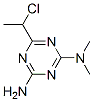 6-(1-CHLOROETHYL)-N,N-DIMETHYL-1,3,5-TRIAZINE-2,4-DIAMINE Struktur