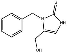 (1-BENZYL-2-SULFANYL-1H-IMIDAZOL-5-YL)METHANOL Struktur