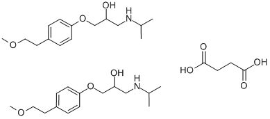 Metroprolol succinate Struktur