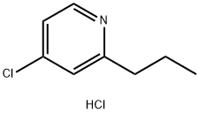 4-CHLORO-2-PROPYL-PYRIDINE HYDROCHLORIDE Struktur