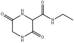 2-Piperazinecarboxamide,N-ethyl-3,6-dioxo-(6CI) Struktur