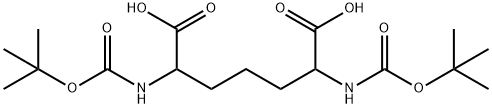 Boc-2,6-diaminopimelic acid Struktur