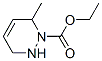 1(2H)-Pyridazinecarboxylic  acid,  3,6-dihydro-6-methyl-,  ethyl  ester Struktur