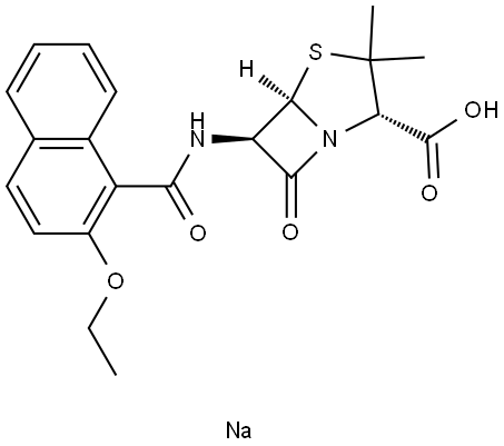 NAFCILLIN SODIUM SALT Struktur