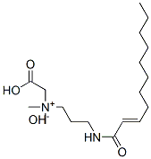 (carboxymethyl)dimethyl[3-[(1-oxoundecenyl)amino]propyl]ammonium hydroxide Struktur