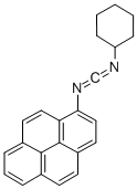 N-Cyclohexyl-N'-(1-pyrenyl)carbodiimide Struktur