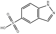 1H-Indazole-5-sulfonic acid Struktur