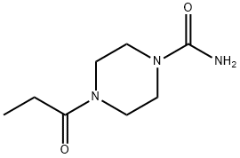 1-Piperazinecarboxamide,4-propionyl-(6CI) Struktur