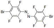 bis(4-bromo-2,3,5,6-tetrafluoro-phenyl)diazene Struktur