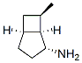 Bicyclo[3.2.0]heptan-2-amine, 7-methyl-, (1alpha,2alpha,5alpha,7beta)- (9CI) Struktur