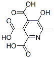 2,3,4-Pyridinetricarboxylic  acid,  5-hydroxy-6-methyl- Struktur