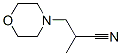 4-Morpholinepropanenitrile,  -alpha--methyl- Struktur