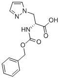 D-N-CBZ-3-PYRAZOL-1-YL-ALANINE Struktur