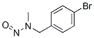 N-[(4-bromophenyl)methyl]-N-methyl-nitrous amide Struktur