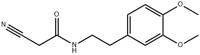 N-(2-(3,4-DIMETHOXYPHENYL)ETHYL)-2-NITRILOETHANAMIDE Struktur