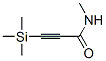 N-Methyl-3-(trimethylsilyl)-2-propynamide Struktur