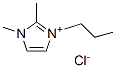 1,2-DIMETHYL-3-PROPYLIMIDAZOLIUM CHLORIDE Struktur