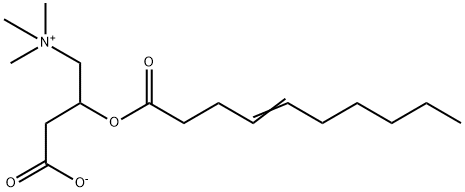 cis-4-Decenoyl carnitine Struktur