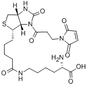 3-(N-maleimidopropionyl)biocytin Struktur