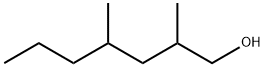 1-Heptanol, 2,4-dimethyl- Struktur