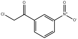 α-Chloro-3'-nitroacetophenone Struktur