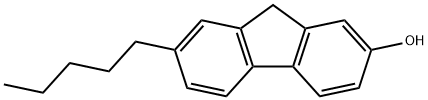 7-PENTYL-9H-FLUOREN-2-OL Struktur