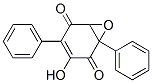 3-Hydroxy-1,4-diphenyl-7-oxabicyclo[4.1.0]hept-3-ene-2,5-dione Struktur