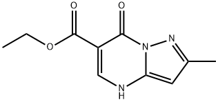 ETHYL 2-METHYL-7-OXO-4,7-DIHYDROPYRAZOLO[1,5-A]PYRIMIDINE-6-CARBOXYLATE Struktur