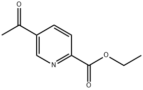 Ethyl 5-acetyl-2-pyridinecarboxylate Struktur