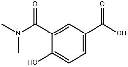 Isophthalamic  acid,  4-hydroxy-N,N-dimethyl- Struktur