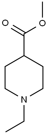 METHYL 1-ETHYL-4-PIPERIDINECARBOXYLATE Struktur