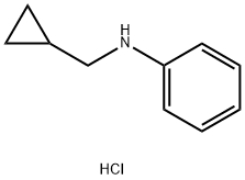 CYCLOPROPYLMETHYL-PHENYL-AMINE HYDROCHLORIDE Struktur