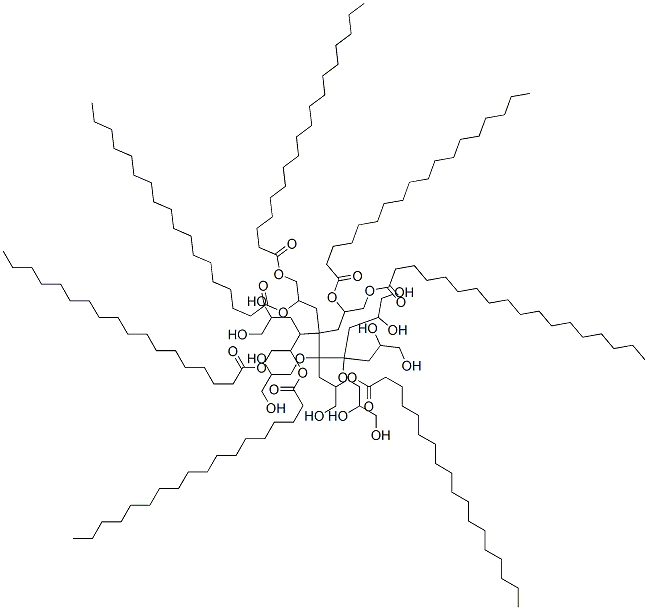 POLYGLYCERYL-10 HEPTASTEARATE Struktur