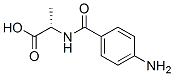 Alanine,  N-(4-aminobenzoyl)- Struktur