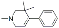 1,3,3-trimethyl-4-phenyl-1,2,3,6-tetrahydropyridine Struktur