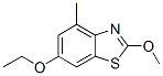 Benzothiazole, 6-ethoxy-2-methoxy-4-methyl- (9CI) Struktur