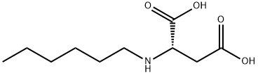 N-HEXYL ASPARTIC ACID Struktur