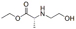 D-Alanine, N-(2-hydroxyethyl)-, ethyl ester (9CI) Struktur