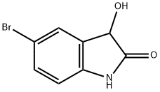 5-BROMO-3-HYDROXY-2-INDOLINONE Struktur