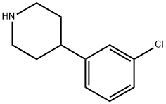 4-(3-CHLOROPHENYL)PIPERIDINE Struktur