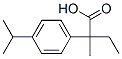 Benzeneacetic acid, -alpha--ethyl--alpha--methyl-4-(1-methylethyl)- (9CI) Struktur