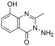 4(3H)-Quinazolinone,  3-amino-8-hydroxy-2-methyl- Struktur