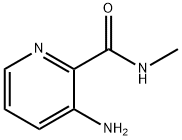 2-Pyridinecarboxamide,3-amino-N-methyl-(9CI) Struktur