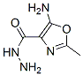 4-Oxazolecarboxylic  acid,  5-amino-2-methyl-,  hydrazide Struktur