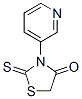 3-PYRIDIN-3-YL-2-THIOXO-1,3-THIAZOLIDIN-4-ONE Struktur