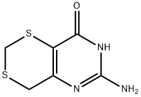 6-AMINO-4H,7H-[1,3]DITHIINO[5,4-D]PYRIMIDIN-8-ONE Struktur